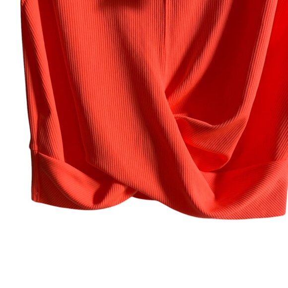 Nike Women’s Dri Fit Training Twist Crop Top Tank Athletic Ribbed Shirt- L- NWT - Picture 4 of 11